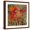 Brown Frame, variant on Art.com Orange Flower Giclee Print by Michelle Abrams, White Frame Wall Art, 38" x 38"