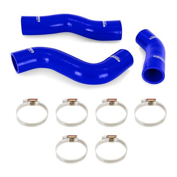 Mishimoto MMHOSE-LCR-92BL 4.5L I6 Silicone Radiator Hose Kit for 1992-1997 Land Cruiser, Blue