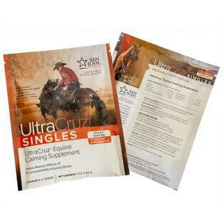 UPC: 0810500028363 | UltraCruz Equine Calming Supplement for Horses  60 Single Servings  Pellet (30 Day Supply)