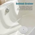 thumbnail image 4 of 2pcs Tub Stopper Rubber Sink Stopper Large Drain Stopper Flat Round Bathtub Drain Cover Hair Catcher Bathtub Plug for Kitchen Bathroom, 4 of 7