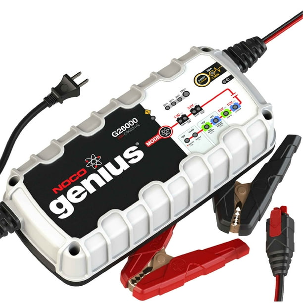 NOCO Genius G26000 12V/24V 26 Amp ProSeries Battery Charger and