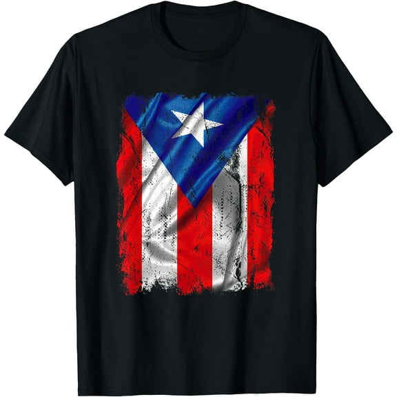 vintage Puerto Rico flag for men women kids and family T-Shirt Shirts