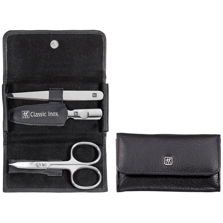 ZWILLING Beauty Classic Inox 4-pc Manicure set with Leather Case