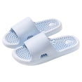 thumbnail image 3 of Rotm Massage Slippers for Women Cloud Slippers for Women and Men, Pillow House Slippers Shower Shoes Indoor Slides Bathroom Sandals Blue,6.5, 3 of 5