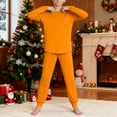 thumbnail image 4 of RXMEKW Girls Long Sleeve Tops, Solid Color Set for 5-14 Years, 4 of 9