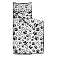 thumbnail image 2 of Pet Paw Print and Bone Toddler Nap Mats for Kids Preschool,Sleeping Mat Bag or Kids,Toddler Sleeping Bag,Toddler Nap Mat or Daycare, 2 of 6
