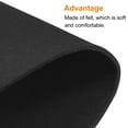 thumbnail image 3 of Uxcell 31x16" Desk Mat Protector, Dual Side Soft Smooth Mouse Pad Writing Mat, Black, 3 of 6
