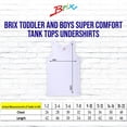 thumbnail image 5 of BRIX Durable Sleeveless Cotton, Toddler Tank Tops, 4 Pack (Boy's), 5 of 5