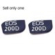 thumbnail image 4 of For Canon 200D , Second Generation Sign, BLACK Nameplate, 4 of 5