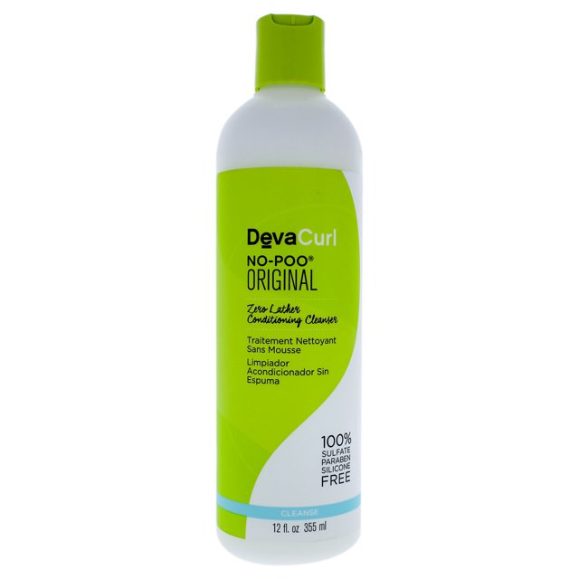Limpiador acondicionador No-Poo Zero Lather DevaCurl 12 oz Unisex