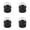 Black, variant on HomelyJoy Candy Box, Blue Baseball Cap Shaped Plastic Storage Case, Creative Hat Gift Box Container for Birthday Wedding Party Favor, 3.34x1.57 Inch, 2 Pack