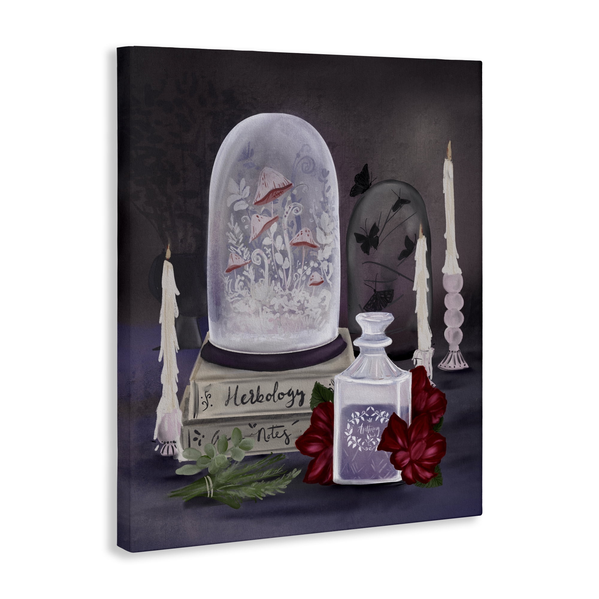 Stupell Industries Spooky Apothecary Vibes Canvas Wall Art, design by Adreane Fippinger