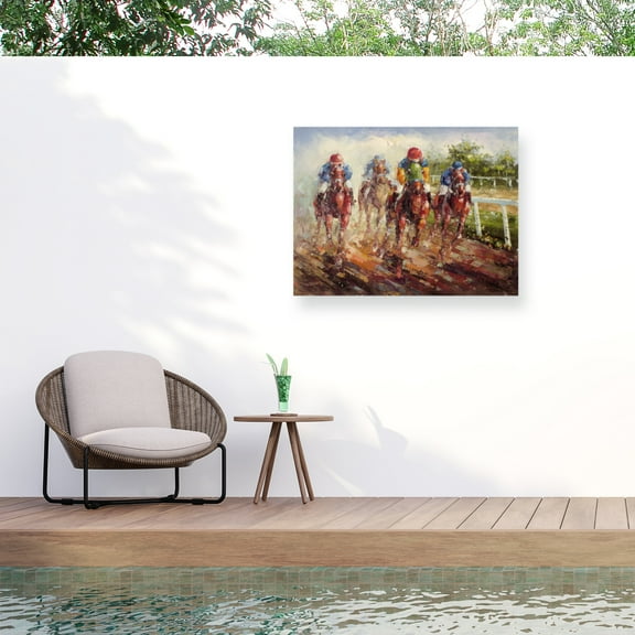 Masters Fine Art 'Kentucky Derby' Outdoor All-Weather Wall Decor