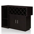 thumbnail image 3 of 24/7 Shop At Home Enzo Multi-Storage Espresso Wood Credenza Sideboar Diningroom Buffet, 3 of 5