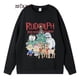 thumbnail image 2 of Sudadera con capucha de manga larga para mujer, con diseño de Rudolph, el reno de la nariz roja, informal, deportiva, de gran tamaño, para niños, linda sudadera navideña, 2 of 4