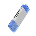 thumbnail image 3 of MasteelfCA 5 In 1 USB Type-C Micro USB Reader Universal TF SD Memory OTG Reader for Phone (Silver), 3 of 7