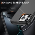 thumbnail image 3 of Allytechgroup Carbon Fiber Case for iPhone 14 Pro Max, Slim Lightweight Magnetic Back Cover Support Wireless Charging Non-Slip Shockproof Anti-Scratch for iPhone 14 Pro Max Women Men, Black, 3 of 9