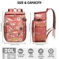 thumbnail image 3 of Cooler Backpack Insulated Backpack Cooler for Men & Women,Sushi Drink Beverage Beer Bag Cooler for Office Workers, 3 of 6