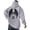 Light Gray, variant on IWRICH Men's Streetwear Goth Hoodies Punk Hooded Sweatshirt Cross Graphic Pullover Tops with Pocket White XL