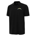 thumbnail image 2 of Men's Antigua Black Los Angeles Chargers Era Polo, 2 of 3
