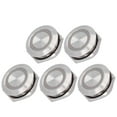 thumbnail image 1 of Senjay Interrupteurs à Bouton-Poussoir, Réinitialisation Automatique 19mm Vis Bouton-Poussoir Momentané Étanche en Acier Inoxydable Métal pour Camion pour Voiture pour Bateau, 1 of 8