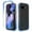 Blue, variant on for Google Pixel 9a Case, Cover for Galaxy S25, Hybrid 2 in 1 Slim Fit Shockproof Heavy Duty Protection Shock Resistant Sturdy Crystal Clear [Not Yellow] Case, Non Front Cover, Black