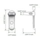 thumbnail image 5 of Childproof Door Lever Lock, Baby Safety Door Handle Lock, Easy to Install and Use 3M VHB Adhesive No Tools or Drill Required (White, 2 Pieces)), 5 of 5