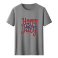 thumbnail image 4 of Busydd T Shirts for Man Round Neck Short Sleeve Independence Day Tops Casual Comfy Cotton Summer Tops 4th of July USA Patriotic Tee Shirts, 4 of 5