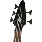 Rogue LX205B Series III Fretted 5-String Solid Body Bass Guitars, Metallic Blue