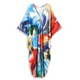 thumbnail image 4 of Plus Size Kaftan Dresses for Women Long Caftan Loungewear Maxi Beach Dress Oversized Beachwear Elegant House Wear Nightgown moomoo Dress Vacation Outfits Summer Mexico Resort Tunic Maternity Dresses, 4 of 10