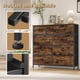 thumbnail image 5 of Drawer Storage Unit, Chest of Drawers for Bedroom, Closet, 9 Fabric Drawers, Rustic Brown and Black, 5 of 7