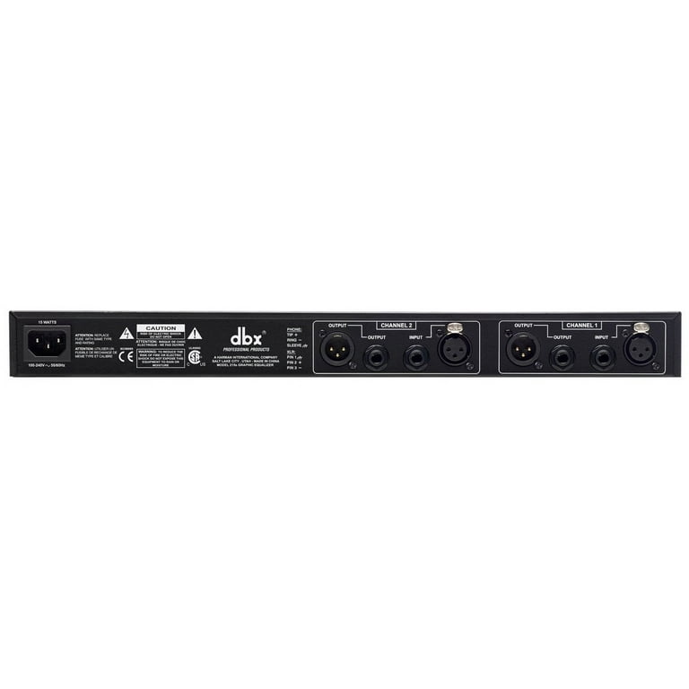dbx 2231 Dual 31Band Home Stereo Equalizer, with XLR and TRS
