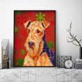 thumbnail image 3 of Kit de pintura artesanal 5D Navidad perro completo redondo Likrtyny, 3 of 9
