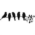 thumbnail image 2 of HELLOYOUNG 15.7 inch Five Birds Iron Hanging hook Metal Home Decorative Objects Classic Pattern Hanging for entrance/dining room Simple style Centerpieces Add a sense of layering, 2 of 29