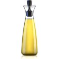 thumbnail image 1 of Dispensador de aceite de oliva y vinagre sin embudo, botella de vidrio para vinagrera de cocina | Tapa de silicona hermética que mantiene el aceite fresco por más tiempo, 1 of 5
