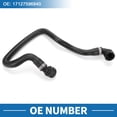 thumbnail image 4 of Manguera del radiador Unique Bargains No.17127596840 Manguera de agua del refrigerante del motor inferior para BMW 320i 2013-2015 de goma negra, 4 of 6