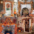 thumbnail image 2 of Guirnalda de luces LED con Hojas de arce y calabaza, guirnalda de otoño alimentada por batería para interiores y exteriores, jardín, Halloween, decoración del hogar de Acción de Gracias, 10/20leds, 2 of 5