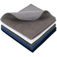 thumbnail image 1 of GFDYREE Microfiber Dish Cloth Best Kitchen Cloths Cleaning Cloths with Poly Scour Side Assorted Dark Colors 5Pack 12Inch x 12Inch, 1 of 7