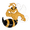 Yellow, variant on Left Angry Bee