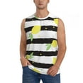 thumbnail image 2 of Picia Lemon mens Cotton Tank Undershirts , Moisture-wicking Ribbed Tanks, Lightweight Cotton Tank Undershirts-3X-Large, 2 of 8