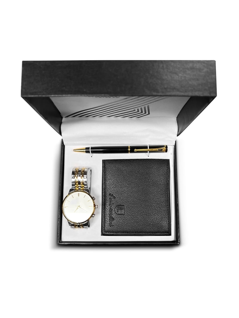 Luis Cardini 15218 Stainless Steel Mens Quartz Watch with  display picture 1