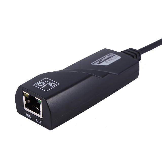 Adaptador Usb 3,0 A Rj45 Ethernet Usb 3,0 A Rj45 Gigabit Negro Erspeed Adaptador Usb 3,0 A Rj45 Ethernet Gigabit Con Cable Lan Para