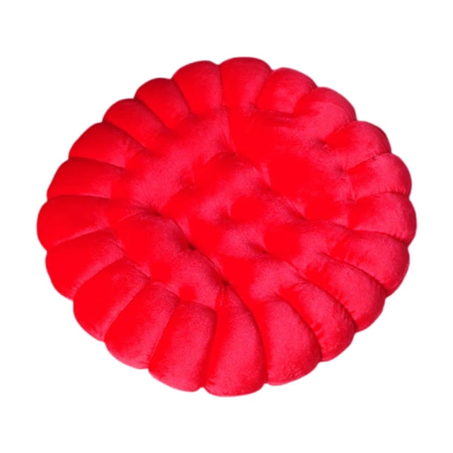 Cojín redondo con forma de galleta para silla, suave, decorativo, sencillo, cojín para asiento, cojín para silla de sala de juegos