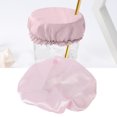 thumbnail image 2 of Housse de Boisson en Tissu Réutilisable Satin Rose avec Trou pour Paille pour Prévention des Boissons, 2 of 5