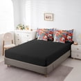 thumbnail image 4 of YST 7 Piece Groovy Flower Comforter Set, Full Size, Retro Aesthetics Floral Bedding, 4 of 5
