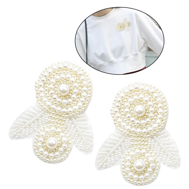 Perla de Cristal de Imitación BLESIY para DIY 2 uds Barra de Pegamento para Bolsos Sombreros 105x87 cm