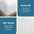 thumbnail image 5 of Bare Home  Terry Cotton Mattress Protector & Pillow Protector Bundle Full, 5 of 5