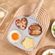thumbnail image 5 of Sartén Para Cocina De Inducción, Mango Portátil De aleación De Aluminio, 4 Tazas, Sartén Con Revestimiento Antiadherente, Múltiples Formas Para Huevos, Panqueques,, 5 of 8