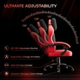 thumbnail image 6 of Seenda Gaming Chair, Fabric Comfy Video Gaming Chair, High Back Computer Chair, Adjustable Swivel Office Desk Chair with Headrest and Lumbar Support, 6 of 11