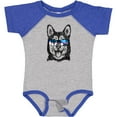 thumbnail image 3 of Inktastic Siberian Husky Sketch Portrait with Sunglasses Boys or Girls Baby Bodysuit, 3 of 5